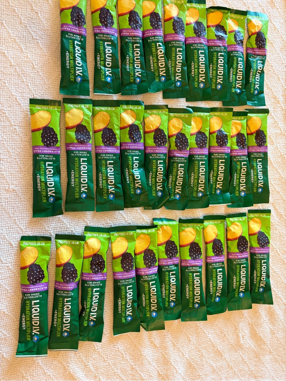 LIQUID IV Hydration Multiplier Singles - lot of 29